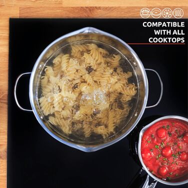 Набір каструль Lagostina Smart Set (9 шт.), нержавіюча сталь, сріблястий, 22 см