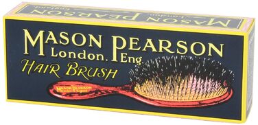 Гребінець для волосся Mason Pearson Pocket Bristle B4 з чистою щетиною кабана, 10 рядів, (12 рядів, пучок з гребінцем Mixte BN3)