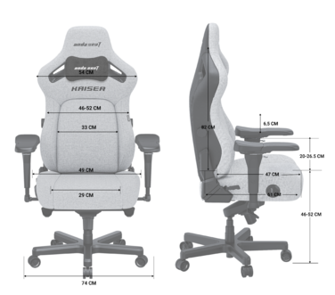 Крісло ігрове Anda Seat Kaiser 4 White Size L