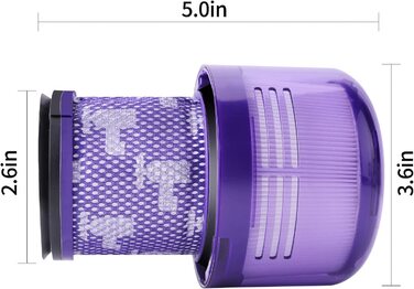 Фільтр для Dyson V11, Заміна вакуумного фільтра з 3 упаковок для Dyson V11, V15, SV14, SV22, абсолютний Animal Extra Pro, детектирующий крутний момент, Ak