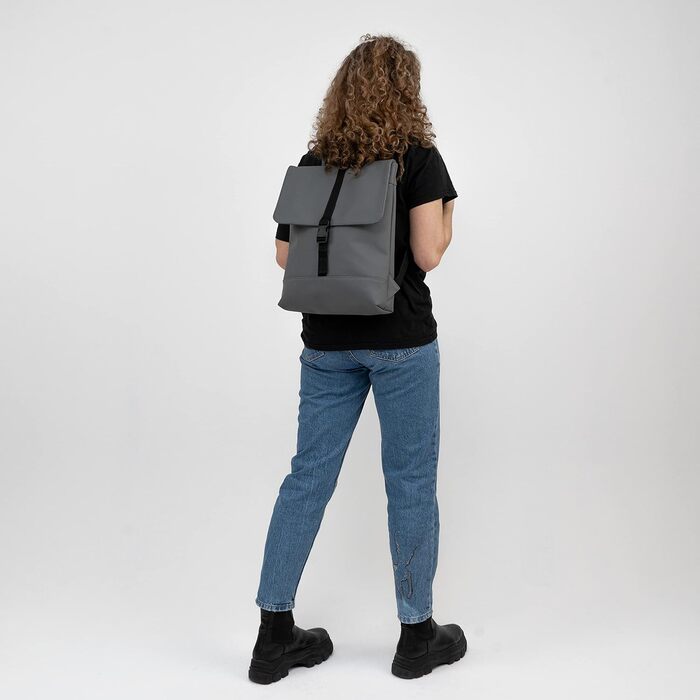 Рюкзак Johnny Urban Women Small - Ruby - Тонкий денний рюкзак для City Uni Business - Маленький рюкзак жіночий з відділенням для ноутбука - водовідштовхувальний (сірий)