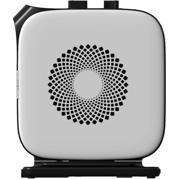 Обігрівач керамічний Midea Nty15-19Cae, 1500W, портативний, з термостатом, білий/чорний