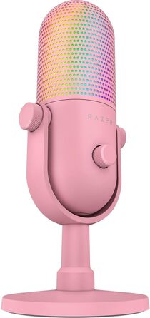 Мікрофон Razer Seiren V3 Mini - Рожевий (USB, компактний, з LED-індикатором, для стрімінгу)