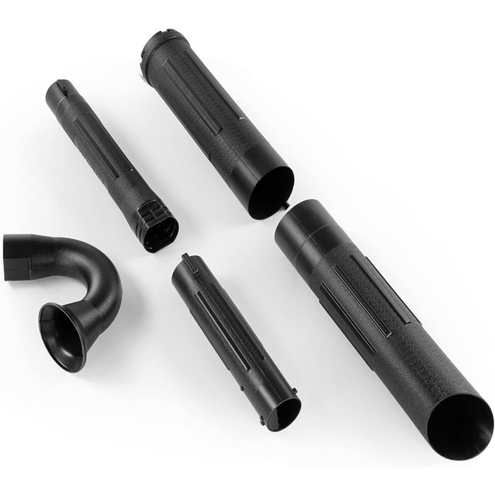 ФУКСТЕК Профі Бензиновий Листозбір/Подрібнювач FX-LBS126P – Листодув та подрібнювач з насадкою для видування, всмоктуючим шлангом та мішком для збору листя 60л – Анти-вібраційна функція – Швидкість повітря 62,7 м/с