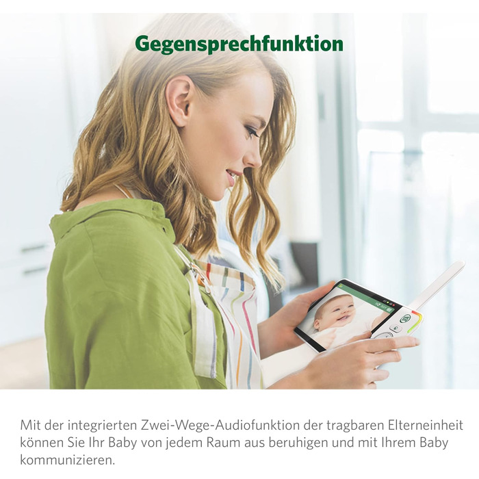 Радіоняня LeapFrog LF2423 з камерою, відеодисплеєм 2.8