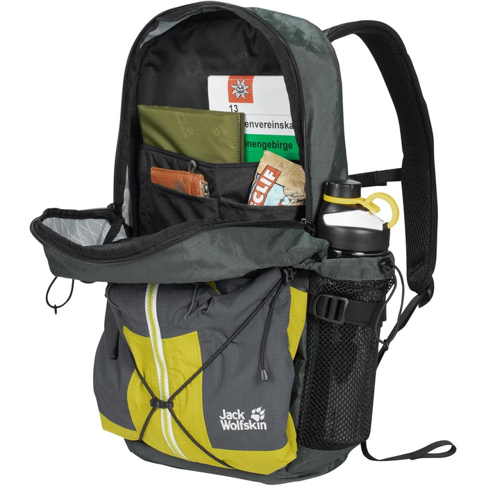 Туристичний рюкзак Jack Wolfskin Unisex Hiking Mood Pack 20 (один розмір, грифельно-зелений)