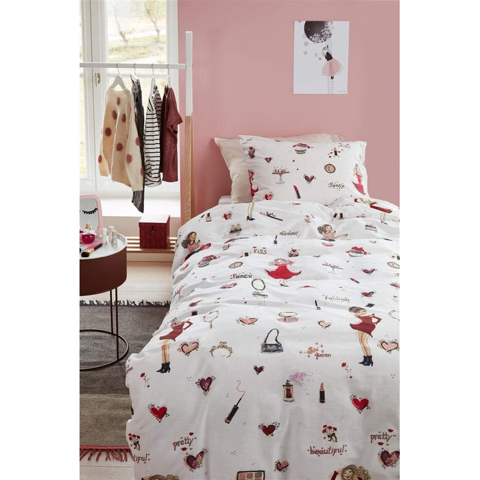 Комплект постільної білизни Beddinghouse Kids Fashion колір рожевий 100x135смx40x60