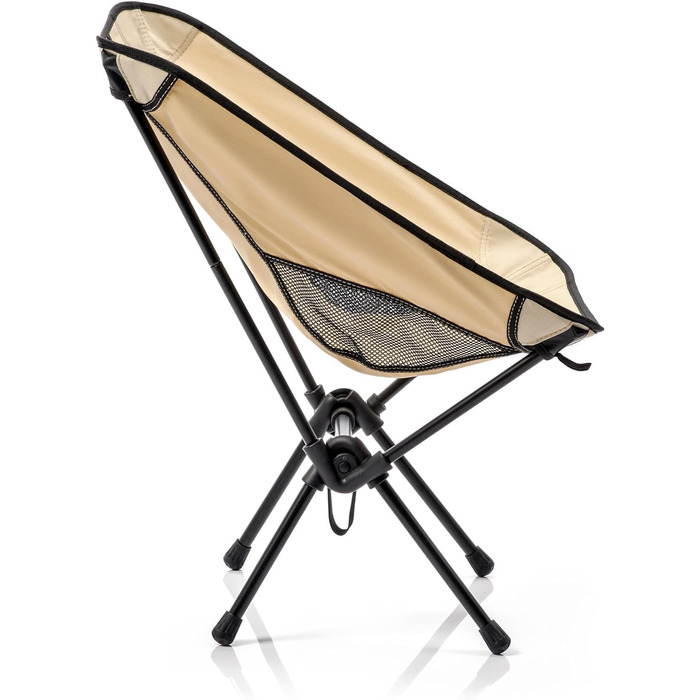 Складаний стілець meteor Крісло для кемпінгу Крісло для риболовлі Складаний стілець Садовий стілець Складаний стілець Стілець для відпочинку (50 x 50 x 62 см, бежевий)