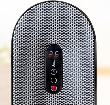 Керамічний обігрівач Cecotec Ready Warm 10100 Smart Ceramic. 2200 Вт, LED-дисплей, 3 режими, термостат, захист від перекидання, захист від перегріву, осциляція. Білий (пульт дистанційного керування + сенсорне управління + Max)