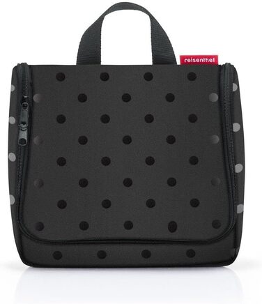 Сумка для туалетних аксесуарів Reisenthel Toiletbag - чорна, з гачком, водонепроникна