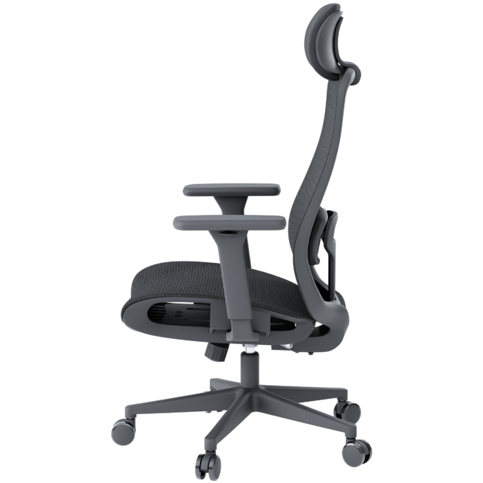 Крісло офісне OfficePro Wave OC670-B-B-B