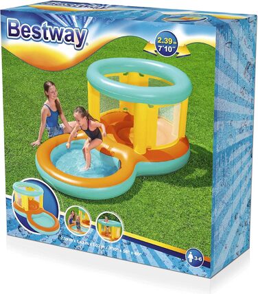 Дитячий басейн Bestway з надувним замком, 239 x 142 x 102 см