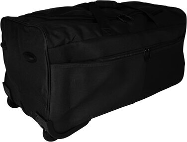 Сумка-візок чорного кольору 85 л з 2 рулонами Дорожня сумка валіза-візок дорожній чемодан дорожній багаж