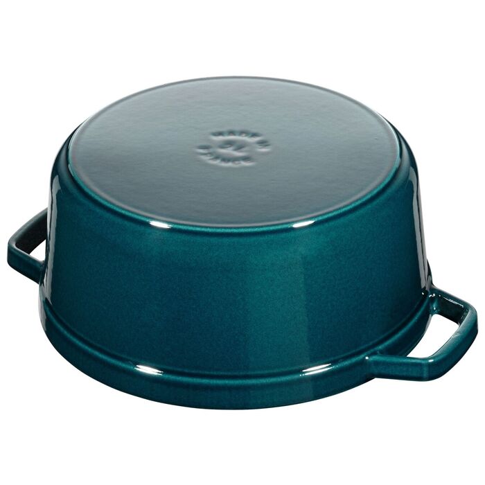 Кокотниця кругла 24 см, бірюза Staub