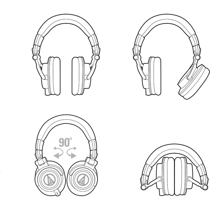 Навушники Audio-Technica M50xGM обмеженої серії Gunmetal Monitor дротові