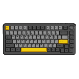 Ігрова дротова механічна клавіатура Ajazz AK820 MAX Magnetic switches-Black-Gray-Yellow-RGB