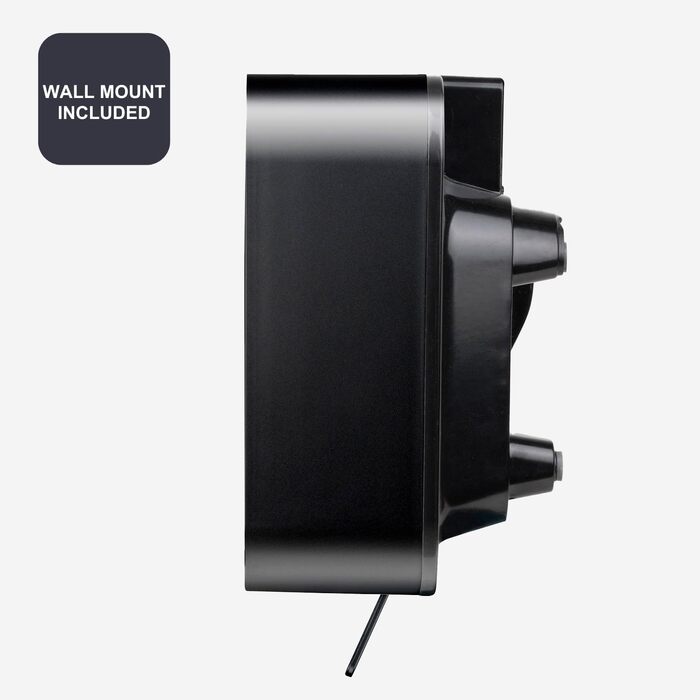 Конвектор BLACK+DECKER BXCSH1800E, 1800 Вт, чорний, з можливістю кріплення на стіні