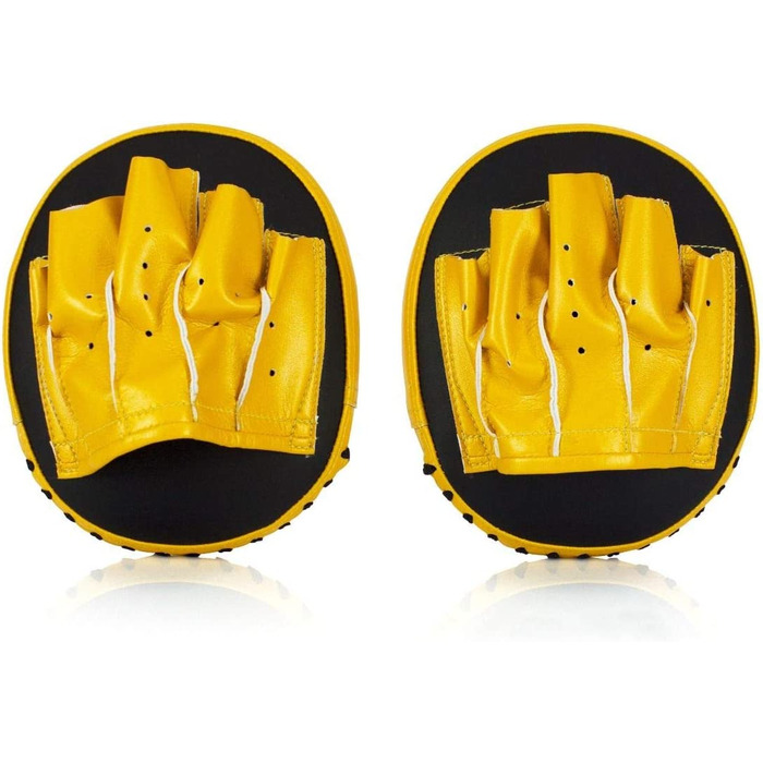 Боксерські рукавички Fairtex FMV15 для боксу Муай Тай, 1 пара чорний / золотий