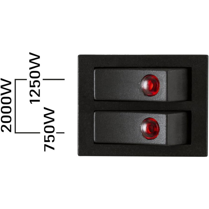 Електричний конвекторний обігрівач Trotec TCH 20 E – 2000 Вт