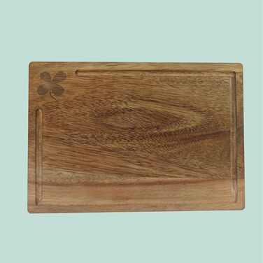 Набір дерев'яних обробних дощок Relaxdays (3 шт.) зі стійкою