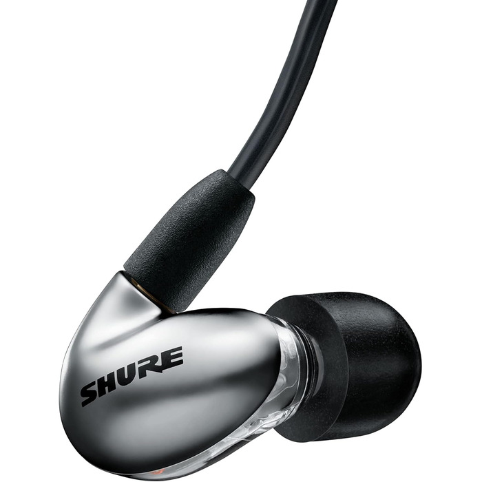 Навушники-вкладиші Shure SE846, 4 динаміки, настроювана частотна характеристика, знімний кабель, графіт, Gen 2