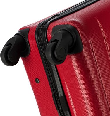 Валіза на колесах WITTCHEN Globe Line, ручна поклажа, ABS, кодовий замок, 25 x 33 x 33 x 16,5 см, червоний (Lufthansa/Eurowings/Ryanair/Condor/Discover Airlines)