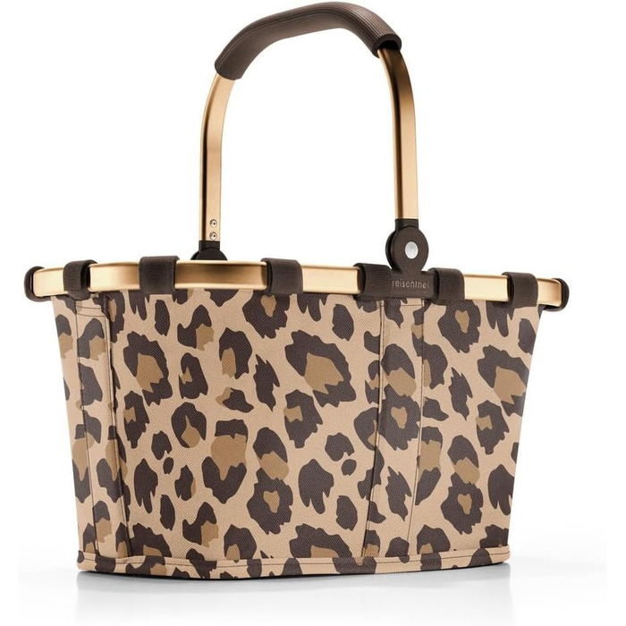 Сумка-шопер Reisenthel CarryBag XS Leo Macchiato – Стабільний кошик XS з практичною внутрішньою кишенею, водонепроникний дизайн