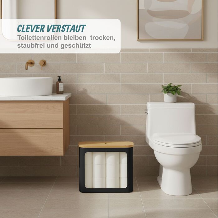 Тримач для туалетного паперу Relaxdays на 12 рулонів