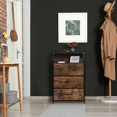 Комод Relaxdays з 4 висувними ящиками