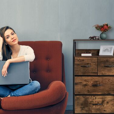 Комод Relaxdays з 4 висувними ящиками