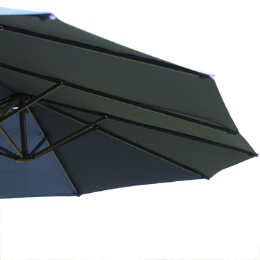 Outsunny Parasol Garden Parasol Market Parasol Double Parasol Patio Parasol з ручним рукояткою синій овал 460 x 270 x 240 см