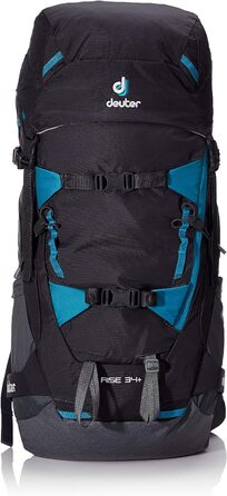 Рюкзак deuter Unisex Rise 34 (1 упаковка) (72 x 28 x 33 см, 348 л, чорно-графітовий)