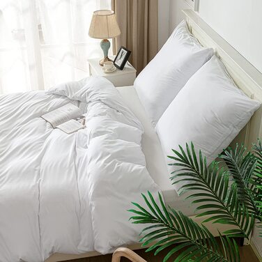 Комплект постільної білизни Good Nite 200x200 см 3 шт. з мікрофібри (білий)