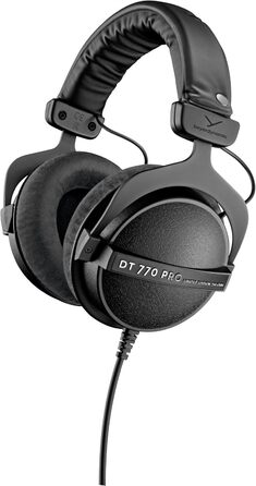 Накладні навушники beyerdynamic DT 770 PRO, закриті, дротові, 250 Ом, чорні