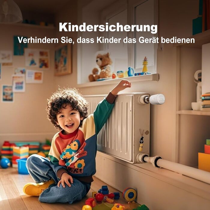 Smart термостат на радіатор 2 шт, Zigbee, бездротовий, з керуванням Tuya (Alexa, Google Assistant), енергозбереження