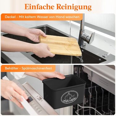 Набір контейнерів для зберігання картоплі, цибулі та часнику Lifewit (3 шт) - чорний, з вентиляцією, великий об'єм