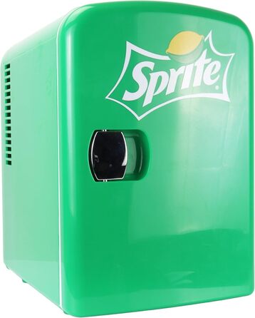 Міні-холодильник Coca Cola Sprite 4L для спальні, 6 банок: продукти, напої, діти, дім, авто, подорожі, 12V, переносний, зелений