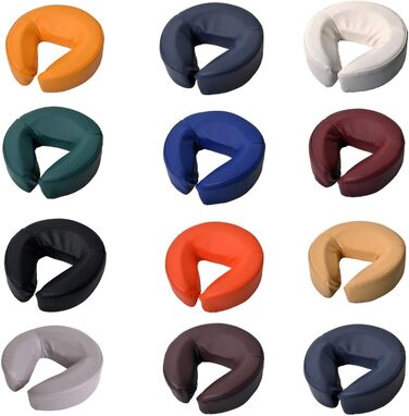 Подушка для масажного столу з екошкіри, блакитний колір