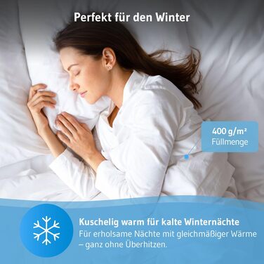 Ковдра зимова 135x200 см, Ökotex 100, тепла, дихаюча, виготовлена в ЄС