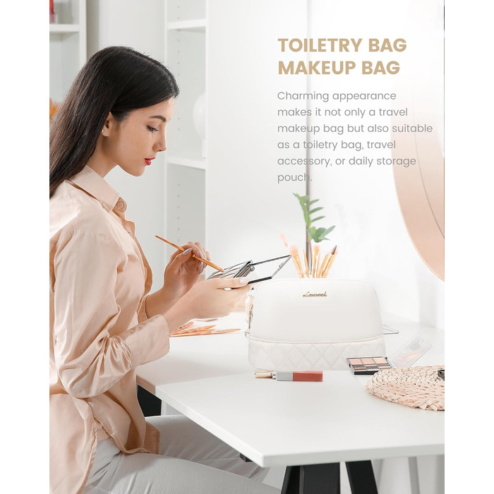 Сумка-мішок LOVEVOOK для жінок, 40л, 2 шт. (бежевий & хакі), з відділенням для взуття та мокрих речей, для подорожей, спортзалу, Gym, Yoga, ручна поклажа