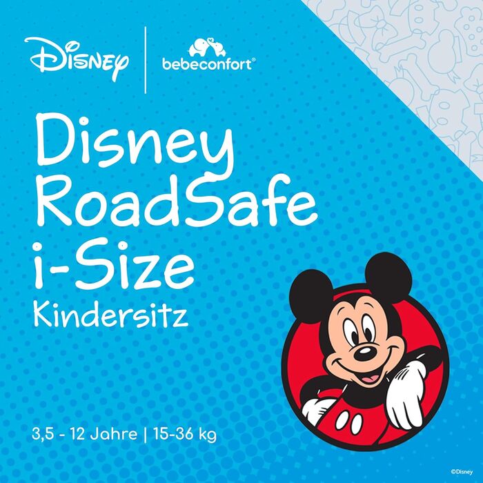 Автокрісло Bebeconfort RoadSafe i-Size для дітей 3,5-12 років (100-150 см), з регулюванням підголівника, легке та компактне