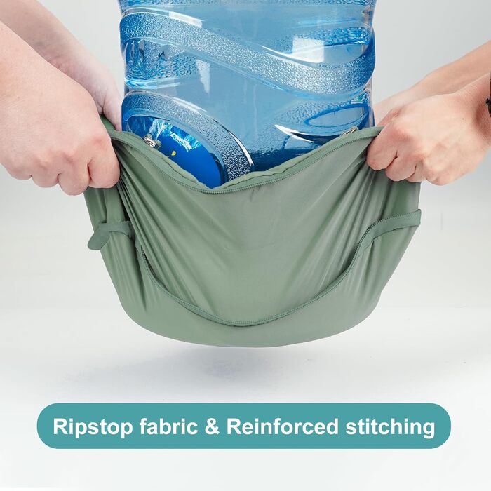 Набір компресійних органайзерів для валізи та рюкзака ECOHUB, 5 предметів, зелений