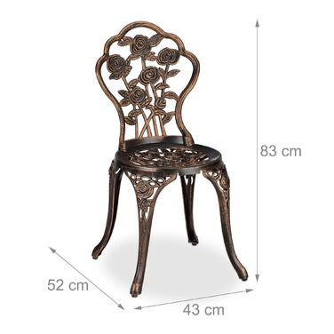 Набір садових меблів Relaxdays (3 шт.)