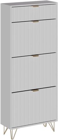 Шафа для взуття Vicco Helge, 60 x 145 см, 3 відділення, білий