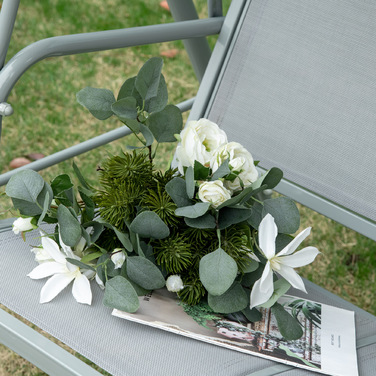 Гойдалка Голлівуд з регульованим сонцезахистом, 3-місна садова гойдалка з антиковзними ніжками, міцна лавка-гойдалка, витримує до 240 кг, ідеально підходить для саду, тераси, розміри 171x108x154 см, сірого кольору.