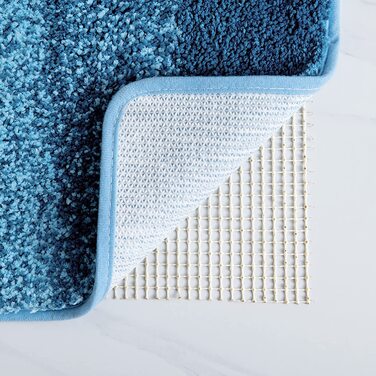 Килимок для ванної MIULEE килимок для ванної нековзний килимок для душу всмоктуючий килимок для ванної в смужку М'який килимок для вітальні ванної кімнати 50x80 см