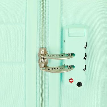 Набір валіз Movom Galaxy Azulon, 2 шт., блакитний, ABS, 55/68 см, 111 л