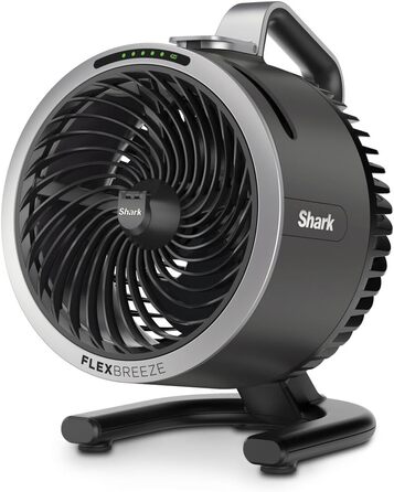 Портативний освіжувач повітря Shark FlexBreeze HydroGo з бризком, безшумний, для дому та вулиці, легкий, з регульованим потоком повітря до 20 м, з фільтром FA050EU