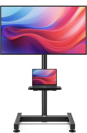 Кріплення для телевізора AX WABER на підлогу для LCD, OLED LED телевізорів 13-50 дюймів, VESA 200x200, до 35 кг, AX2008TBM (без шківів)