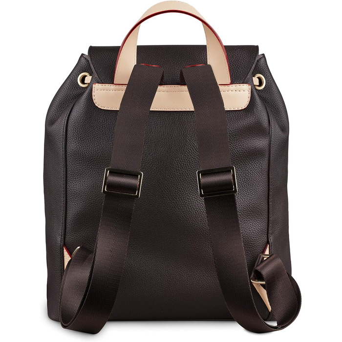 Рюкзак жіночий маленький, Жіночий денний рюкзак, Робочий рюкзак Повсякденний рюкзак (темно-коричневий)